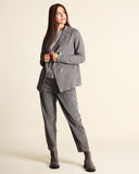 Giacca in velluto di cotone e viscosa