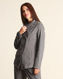 Giacca in velluto di cotone e viscosa