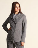 Giacca in velluto di cotone e viscosa