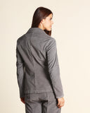 Giacca in velluto di cotone e viscosa