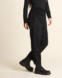 Pantaloni in velluto di cotone e viscosa