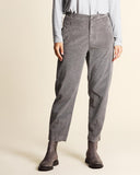 Pantaloni in velluto di cotone e viscosa