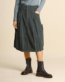 Gonna in velluto a coste