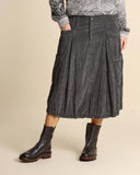 Gonna in velluto a coste