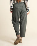 Pantaloni in lyocell,modal e cotone