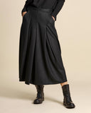 Gonna in flanella di lana