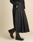 Gonna in flanella di lana