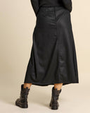 Gonna in flanella di lana