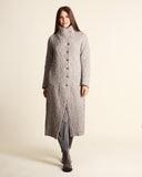 Cappotto in maglia di lana cotta