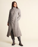 Cappotto in maglia di lana cotta