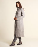 Cappotto in maglia di lana cotta