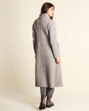 Cappotto in maglia di lana cotta