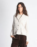 Giacca jacquard in maglia