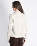 Giacca jacquard in maglia