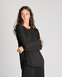 T shirt in jersey di modal stretch