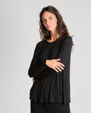 T shirt in jersey di modal stretch