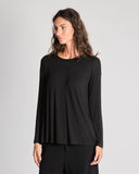 T shirt in jersey di modal stretch