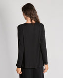 T shirt in jersey di modal stretch