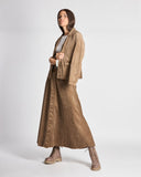 Gonna in velluto a coste