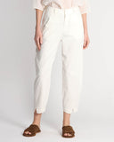 Pantaloni in viscosa e lino