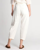 Pantaloni in viscosa e lino