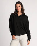 Camicia in viscosa, seta e cotone