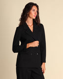 Giacca doppiopetto in jersey