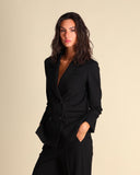 Giacca doppiopetto in jersey