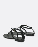 Sandali bassi in pelle