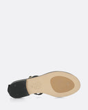 Sandali bassi in pelle