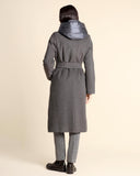 Cappotto imbottito in panno soft