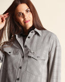 Giacca camicia in principe di Galles