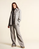 Giacca camicia in principe di Galles