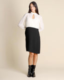 Abito in georgette e cady