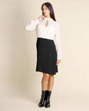 Abito in georgette e cady