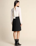 Abito in georgette e cady