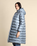 Piumino con cappuccio