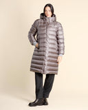 Piumino con cappuccio