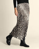 Gonna lunga in twill