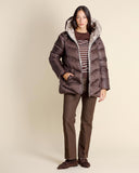 Piumino con cappuccio