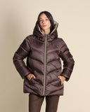 Piumino con cappuccio