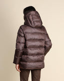 Piumino con cappuccio