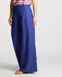 Linen and viscose trousers