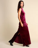 Abito in jersey di velluto