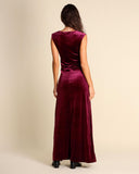 Abito in jersey di velluto