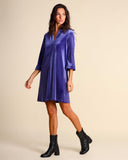 Abito in jersey di velluto