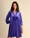 Abito in jersey di velluto