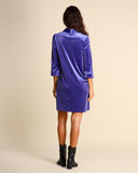 Abito in jersey di velluto