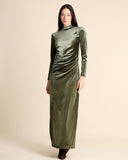 Abito in jersey di velluto