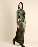 Abito in jersey di velluto